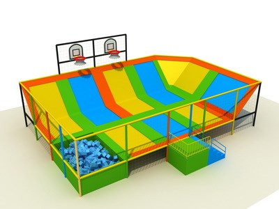Spirit venta caliente pequeño parque comercial de trampolín interior KP-150427